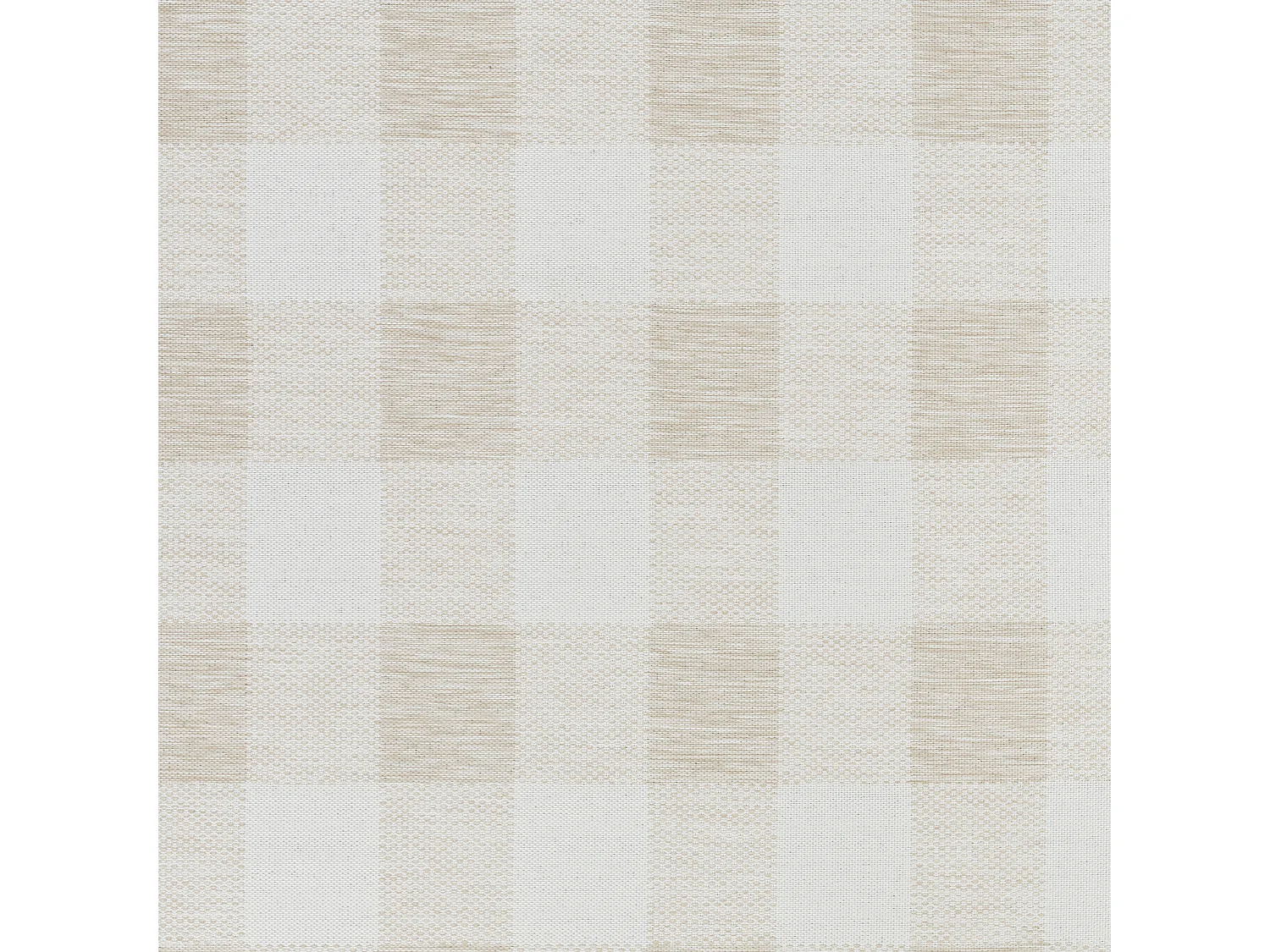 Buitenkleed met Ruiten - Balkon, Terras, Keuken Tapijt - LichtBeige/Ivoor - 200x275cm - BIDDI