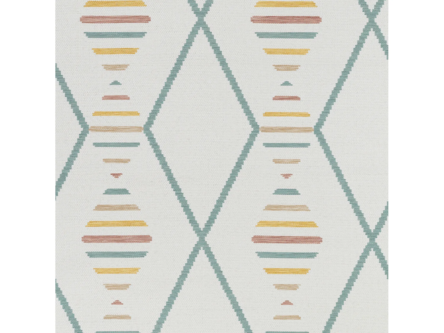 Tappeto Esterno/Interno Moderno - Multicolore/Giallo Senape - 160x213cm - TIARA