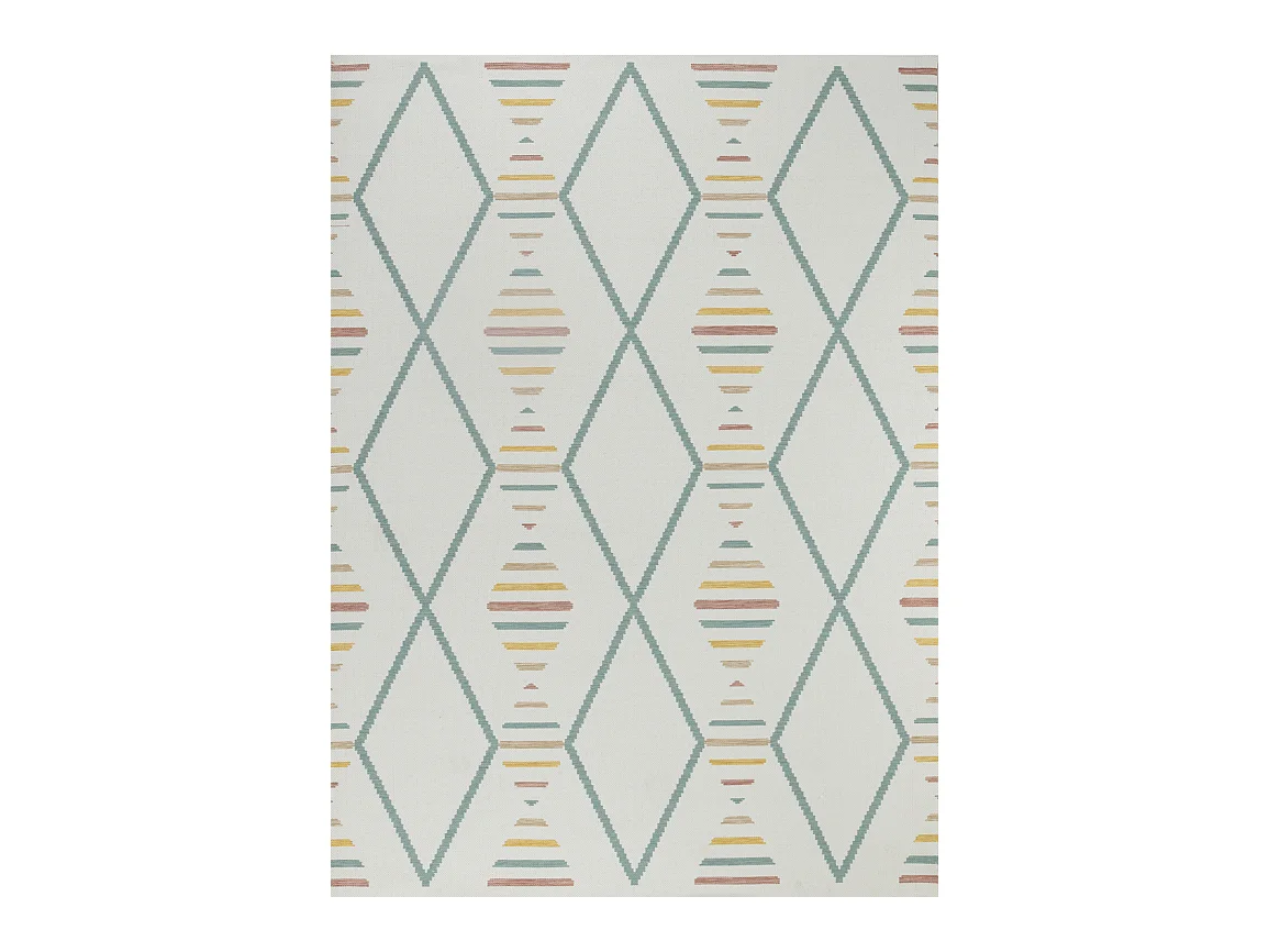 Modern Buitenkleed - Balkon, Terras, Keuken Tapijt - Meerkleurig/MosterdGeel - 160x213cm - TIARA