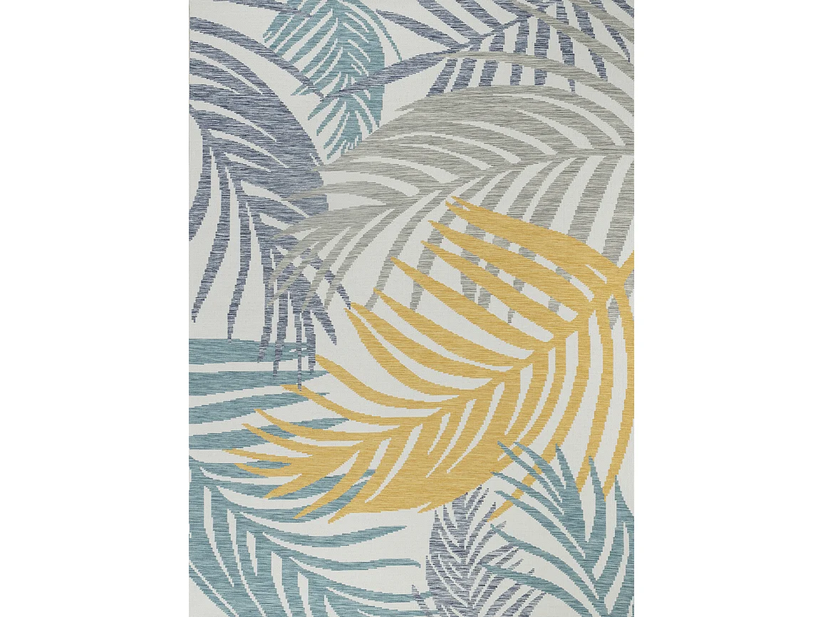 Boho Buitenkleed - Balkon, Terras, Keuken Tapijt - Meerkleurig/Blauw - 160x213cm - MOUNA