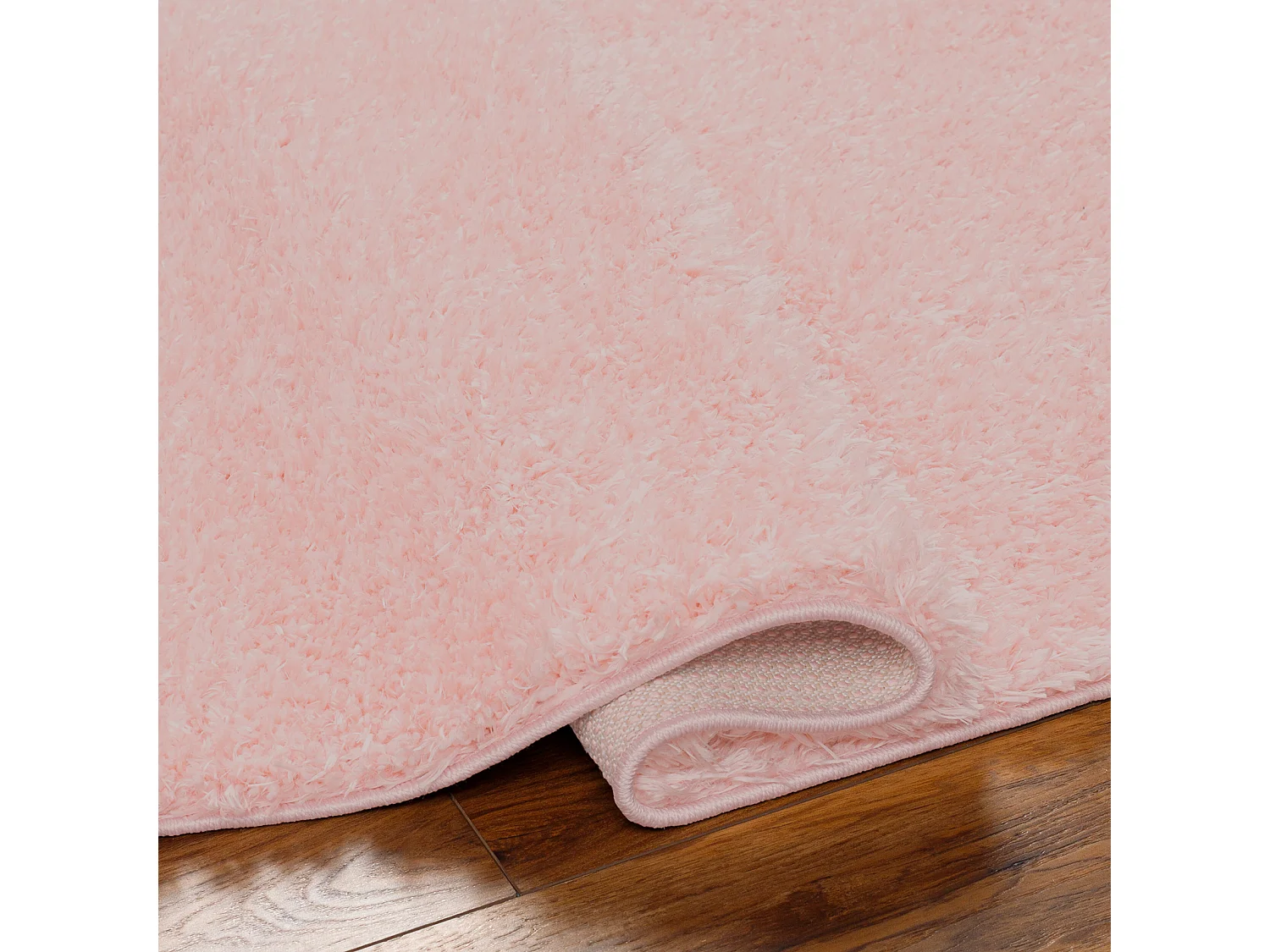 Zacht Hoogpolig Shaggy Tapijt - LichtRoze - 200x275cm - SOSO