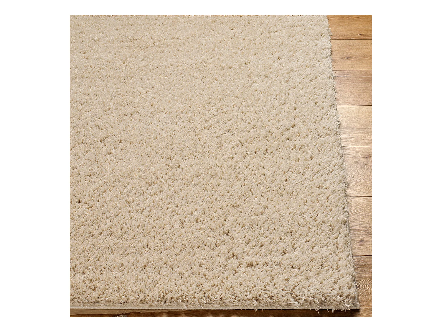 Zacht Hoogpolig Shaggy Tapijt - Beige - 200x275cm - SOSO