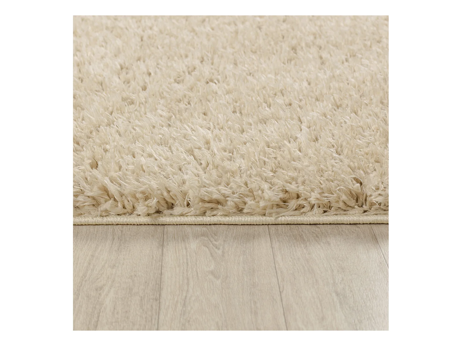 Zacht Hoogpolig Shaggy Tapijt - Beige - 200x275cm - SOSO