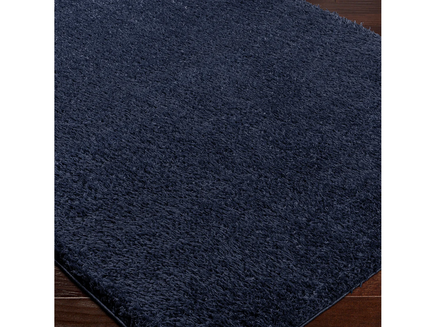 Tapis Shaggy Uni - Bleu Foncé - 200x275cm - SOSO