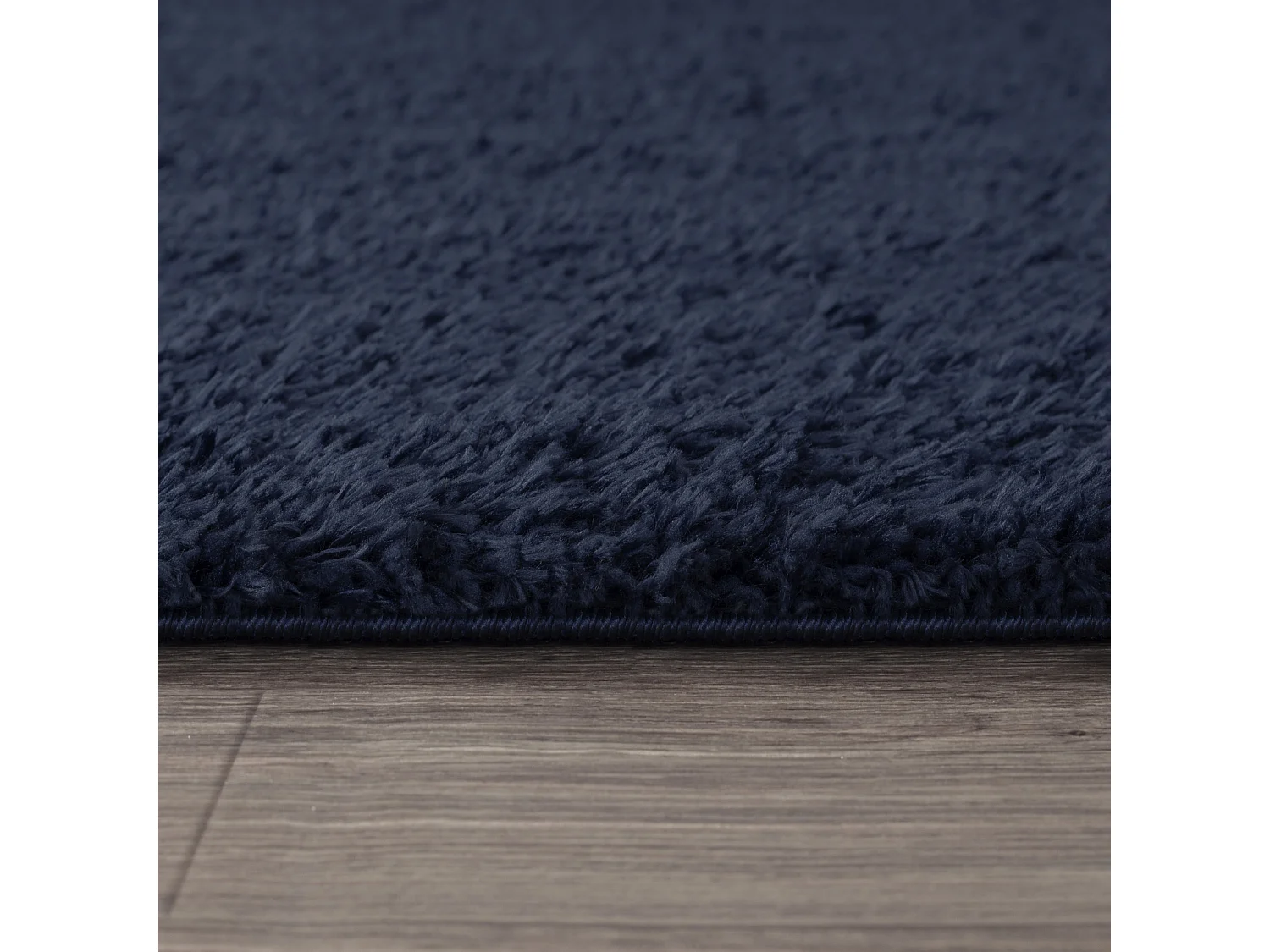 Tapis Shaggy Uni - Bleu Foncé - 200x275cm - SOSO