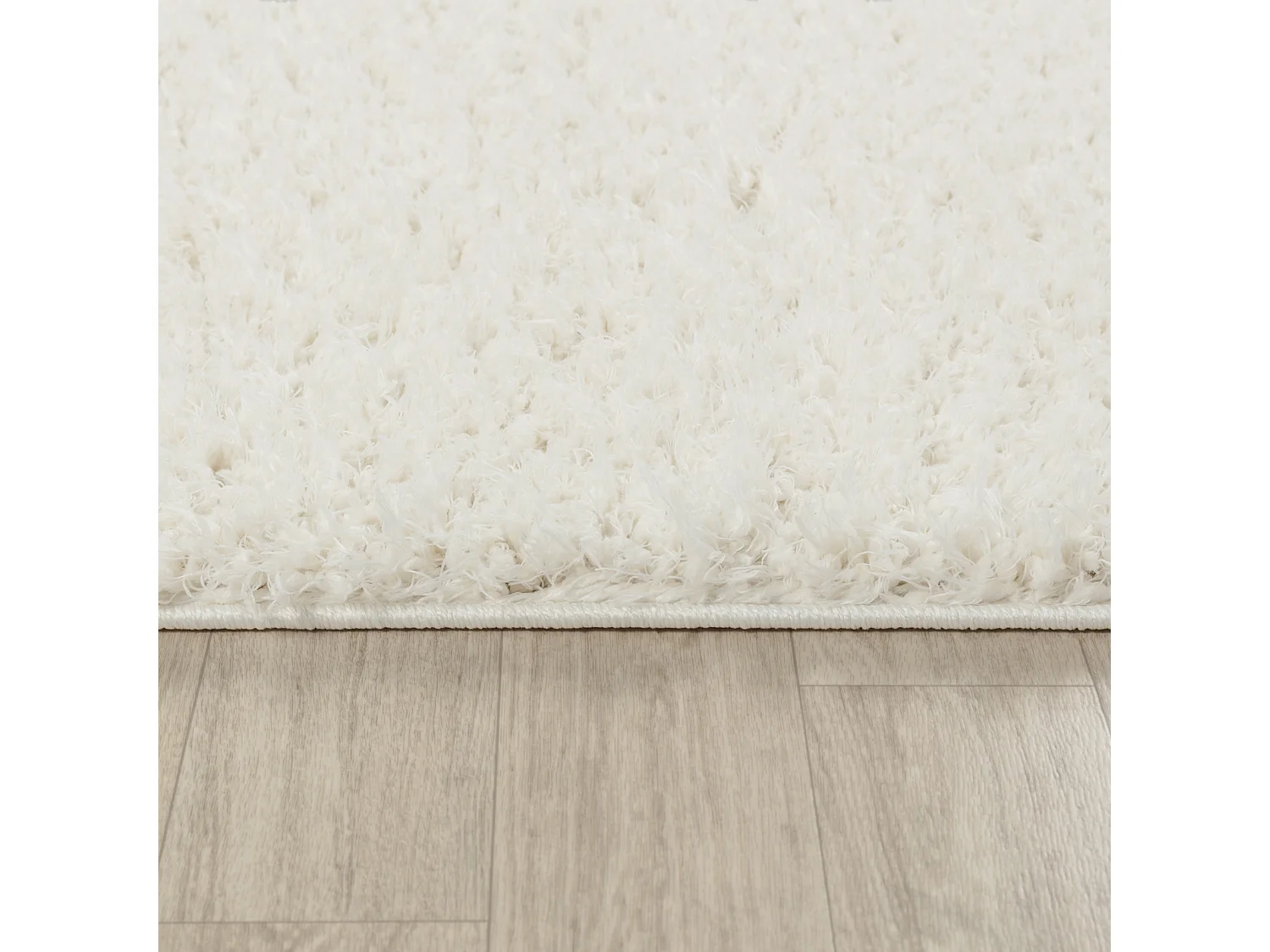Tapis Shaggy Uni - Crème - 200x275cm - SOSO
