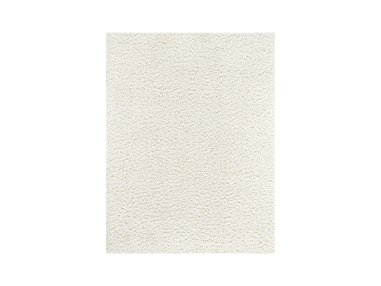 Zacht Hoogpolig Shaggy Tapijt - Wit - 200x275cm - SOSO