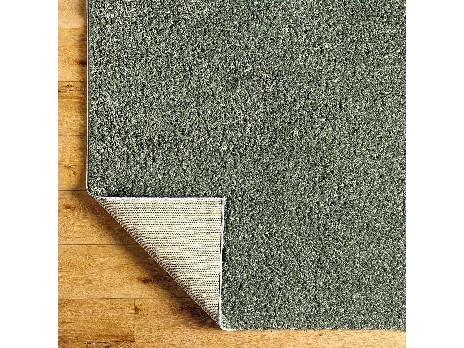 Moderner Hochfloriger Shaggy Teppich - Grün - 120x180cm - SOSO