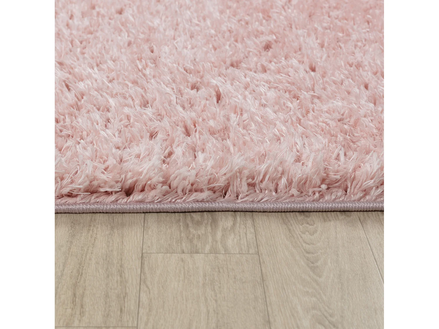 Zacht Hoogpolig Shaggy Tapijt - LichtRoze - 120x180cm - SOSO