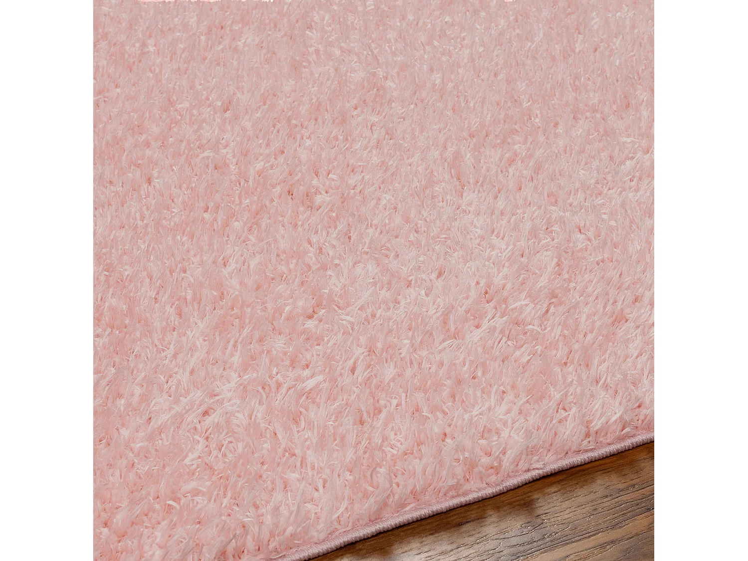 Zacht Hoogpolig Shaggy Tapijt - LichtRoze - 160x213cm - SOSO