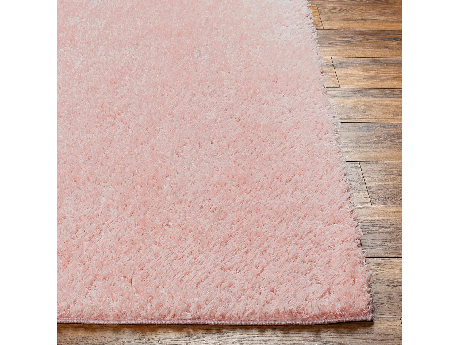 Zacht Hoogpolig Shaggy Tapijt - LichtRoze - 160x213cm - SOSO