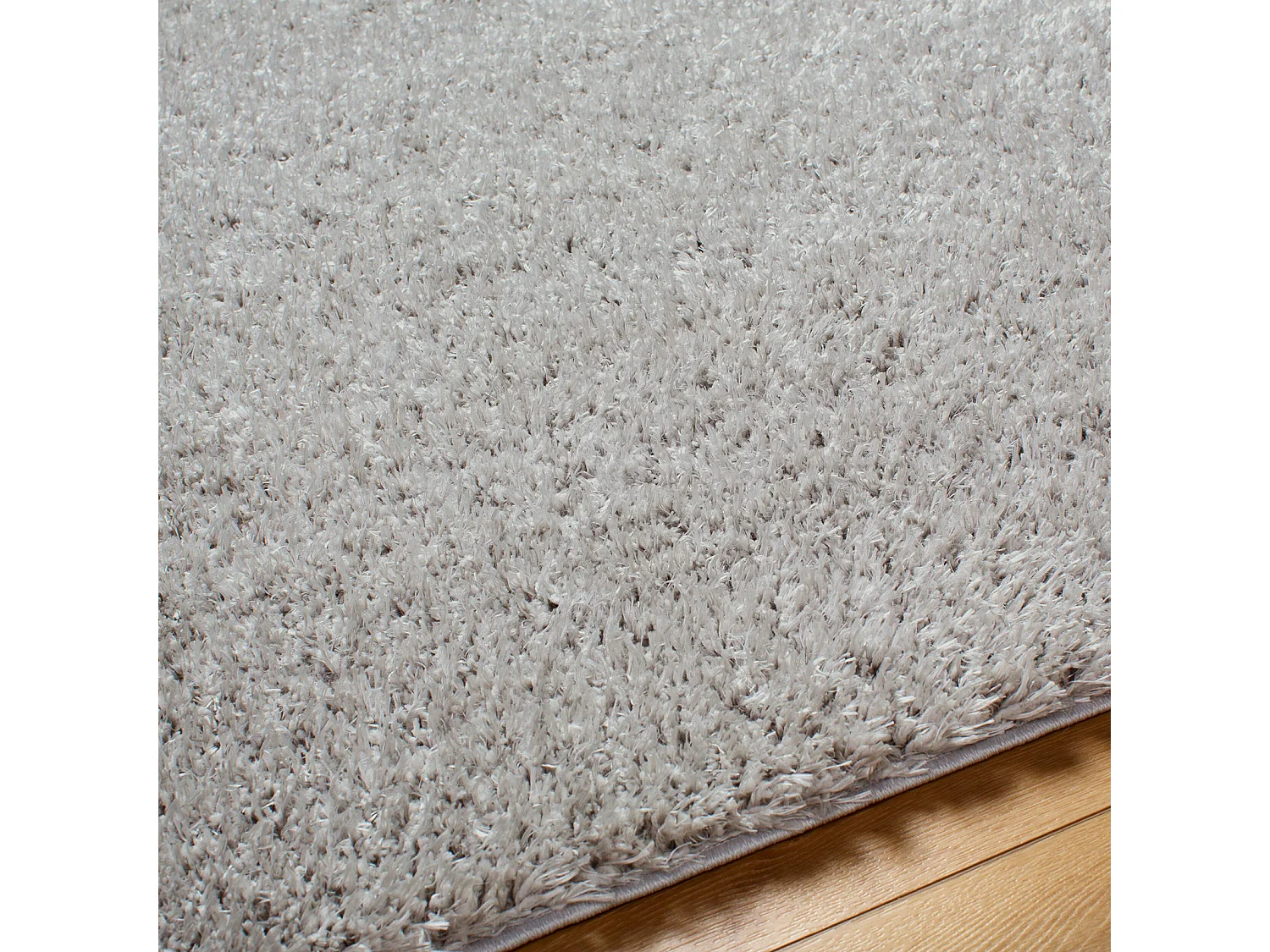 Zacht Hoogpolig Shaggy Tapijt - Grijs - 200x275cm - SOSO