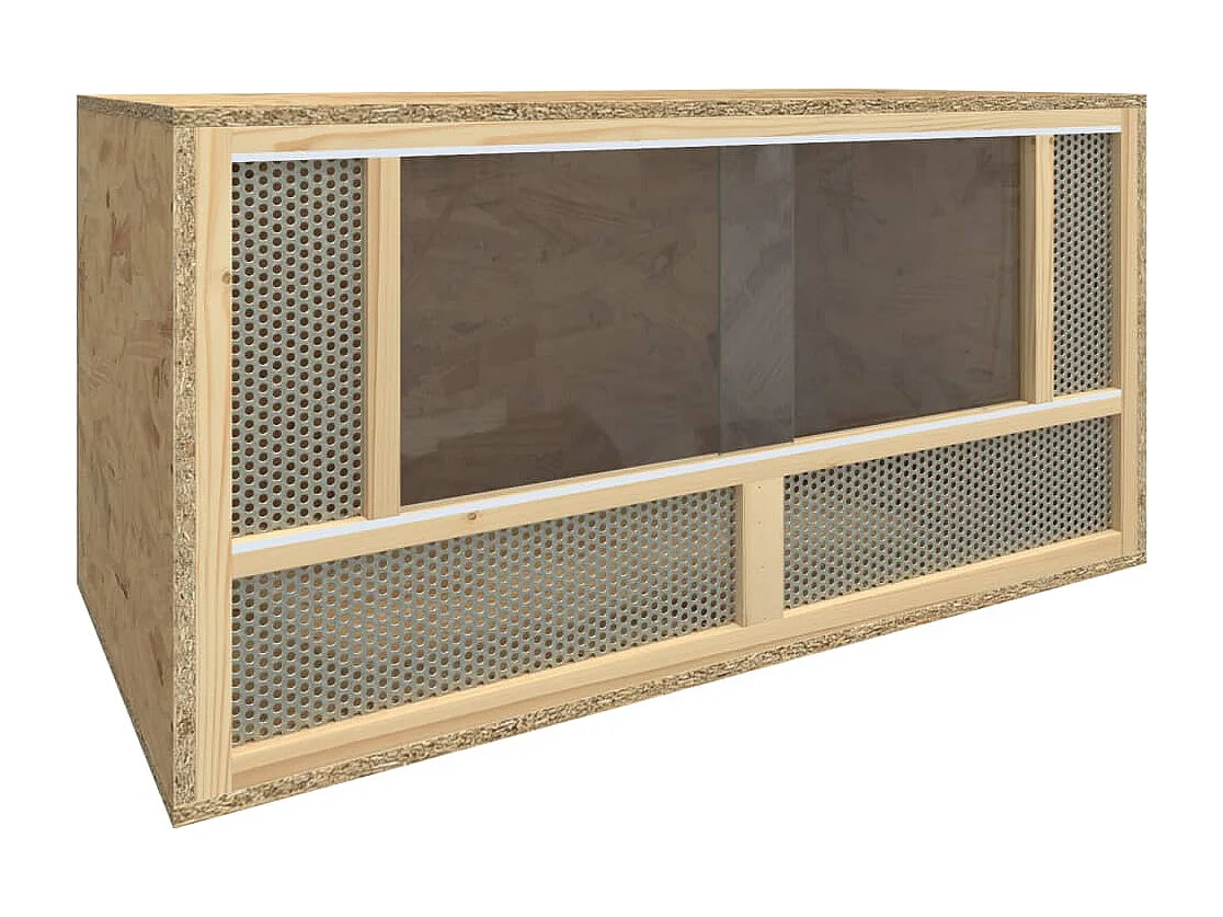 vidaXL Terrarium Bois d'ingénierie 80x40x40 cm