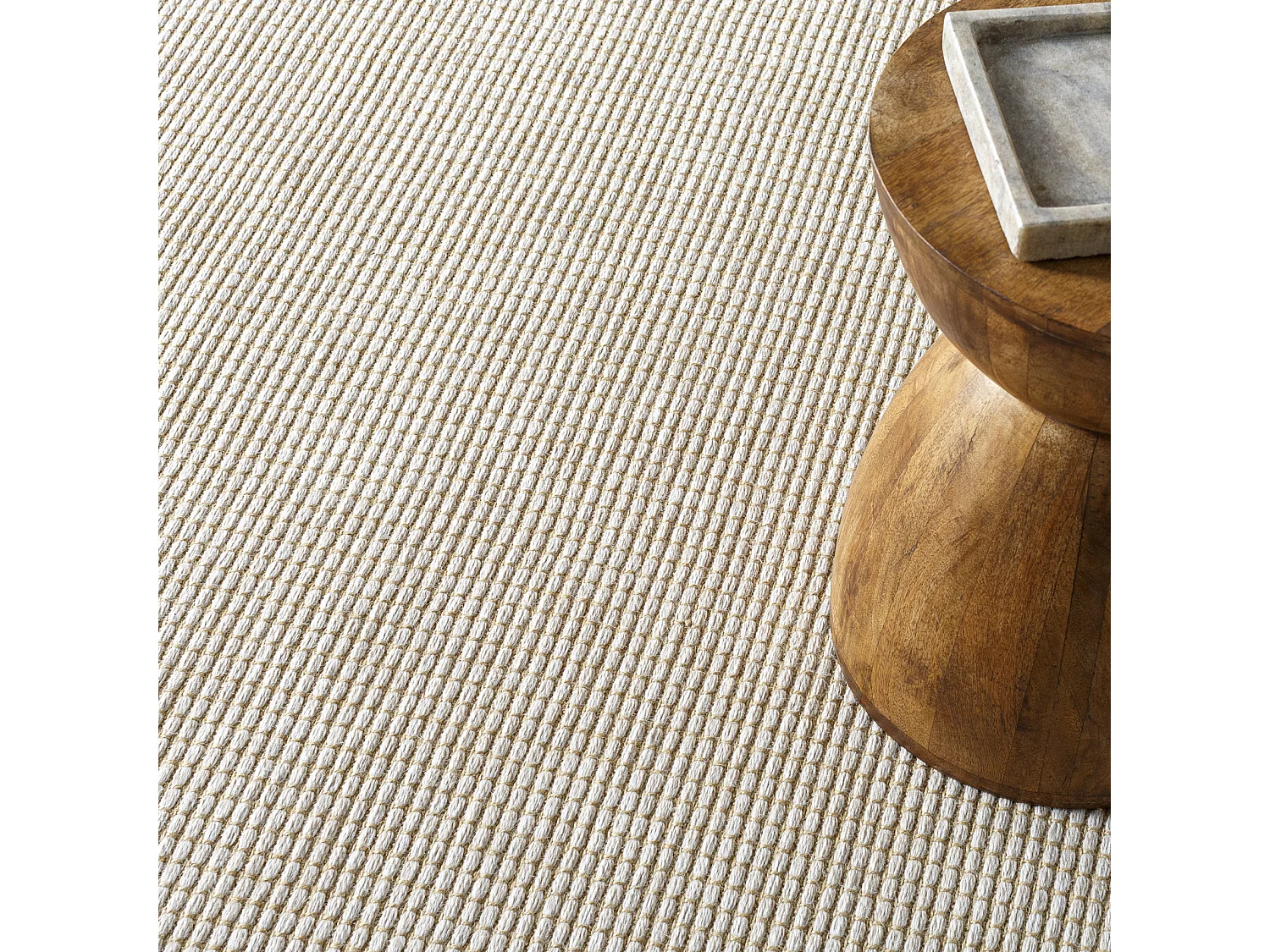 Becki Owens x LivablissTapis de Couloir Bohème en Jute - Marron Clair/Taupe - 80x220cm - PAVI