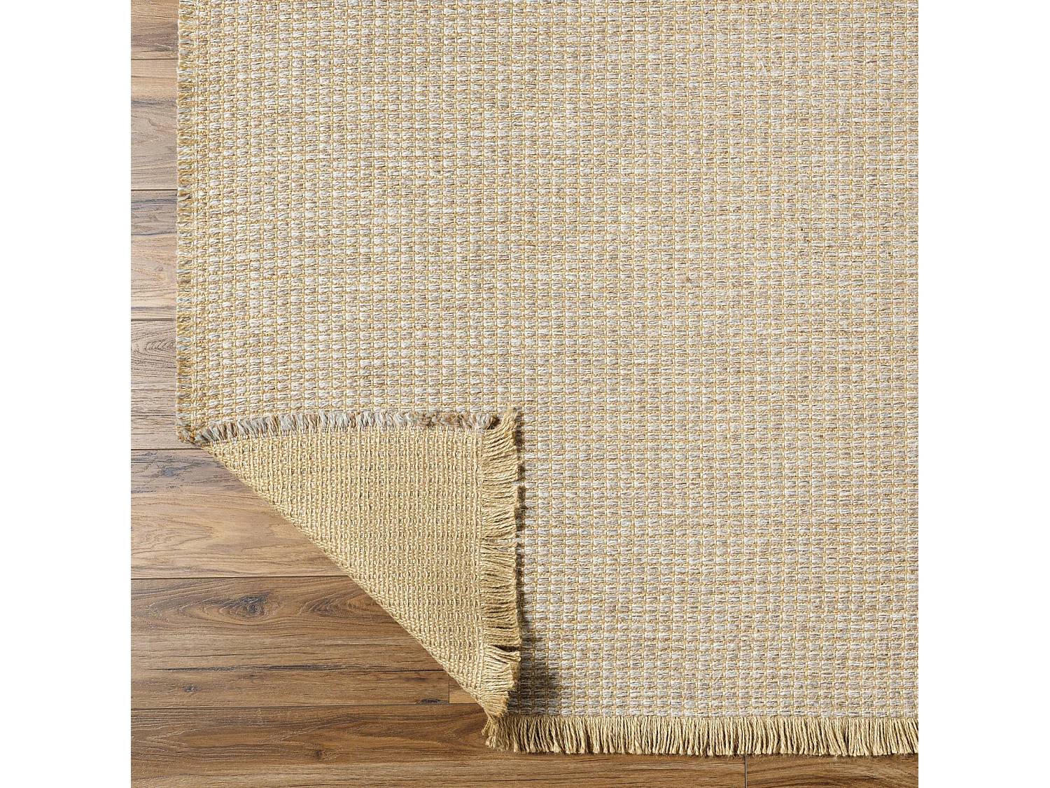 Becki Owens x LivablissTapis de Couloir Bohème en Jute - Marron Clair/Brun Clair/Gris - 80x220cm - PAVI