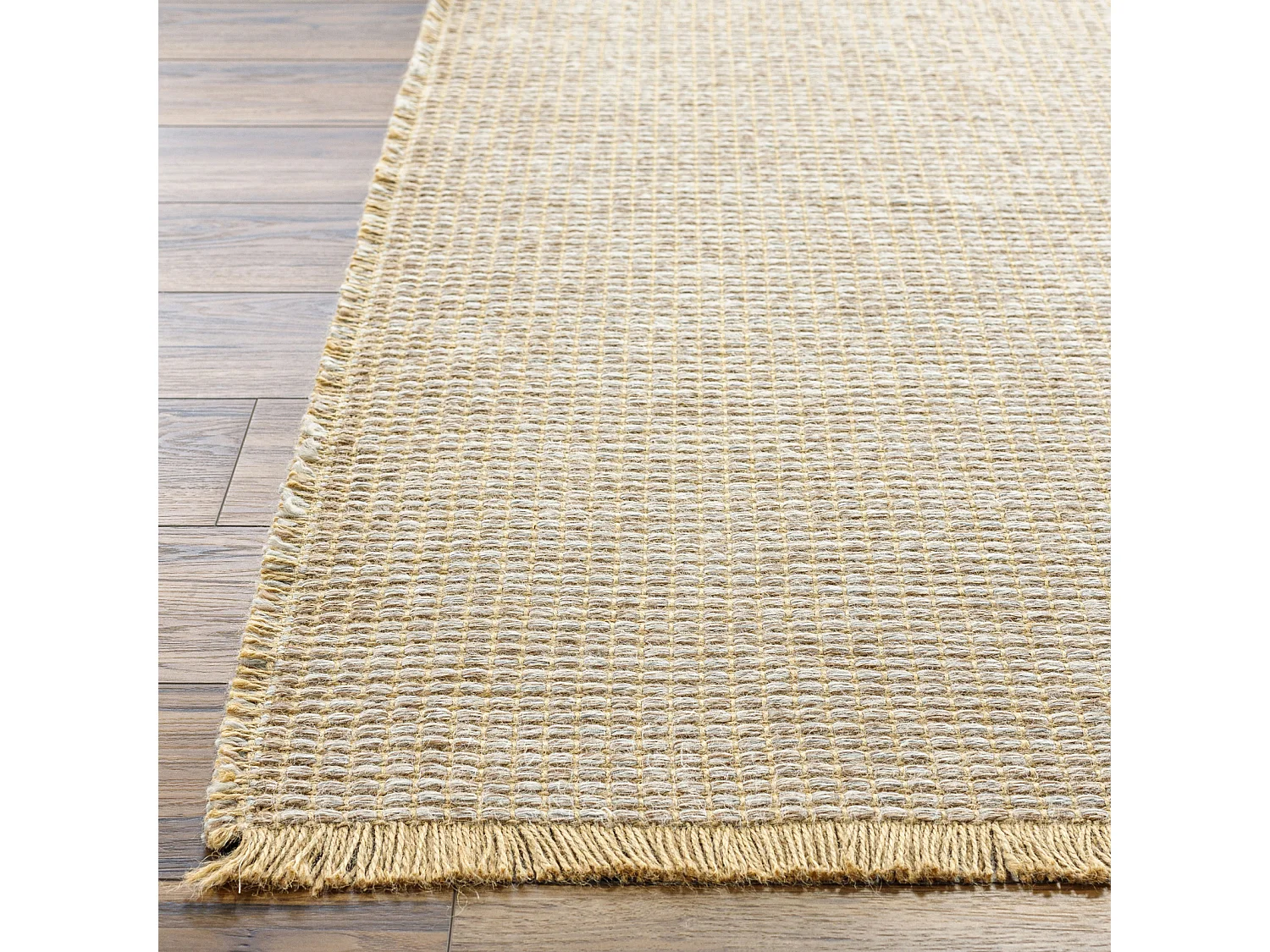 Becki Owens x LivablissTapis de Couloir Bohème en Jute - Marron Clair/Brun Clair/Gris - 80x220cm - PAVI