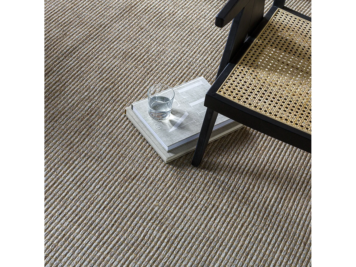 Becki Owens x LivablissTapis de Couloir Bohème en Jute - Marron Clair/Brun Clair/Gris - 80x220cm - PAVI