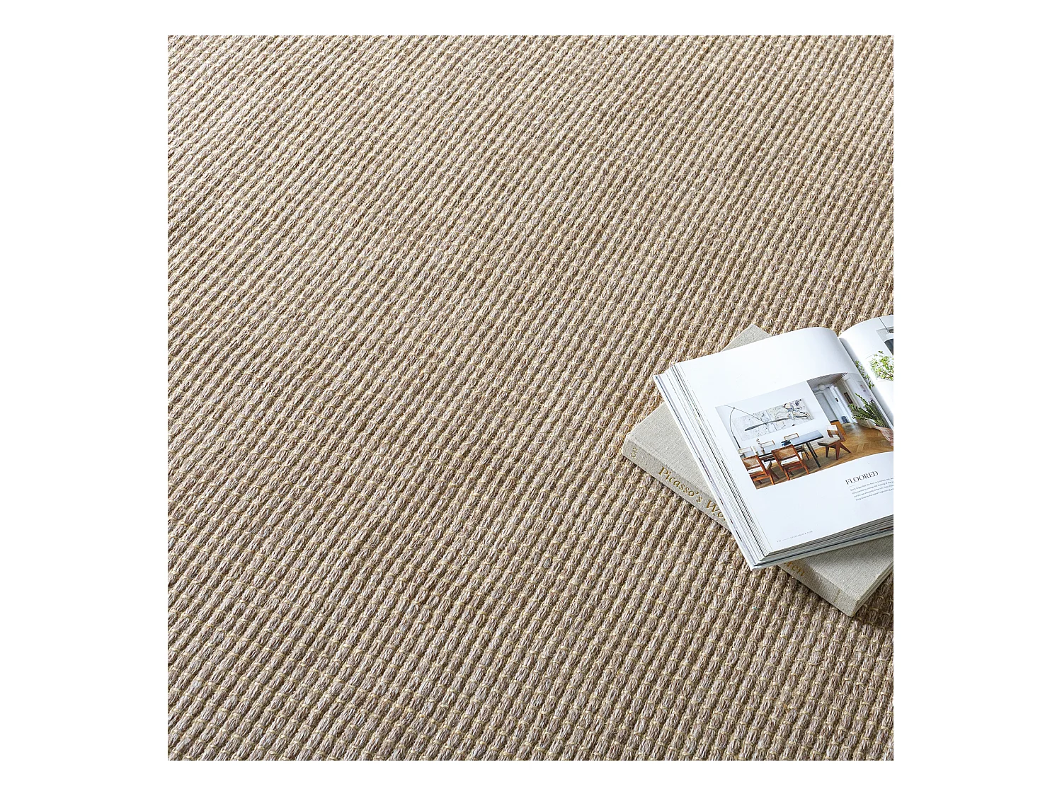 Becki Owens x LivablissTapis Bohème en Jute - Marron Clair/Brun Clair - 200x275cm - PAVI