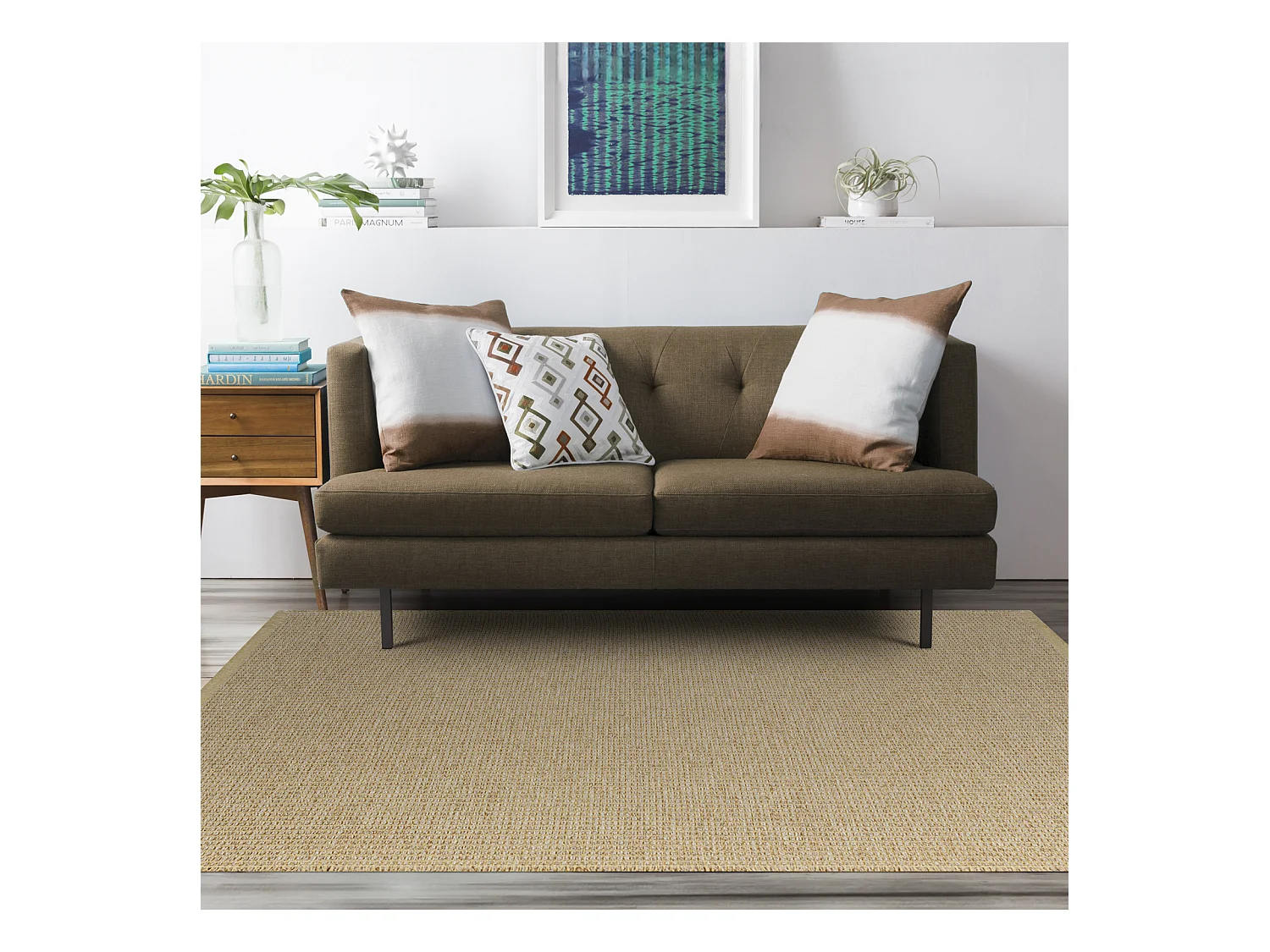 Becki Owens x LivablissTapis Bohème en Jute - Marron Clair/Brun Clair - 200x275cm - PAVI