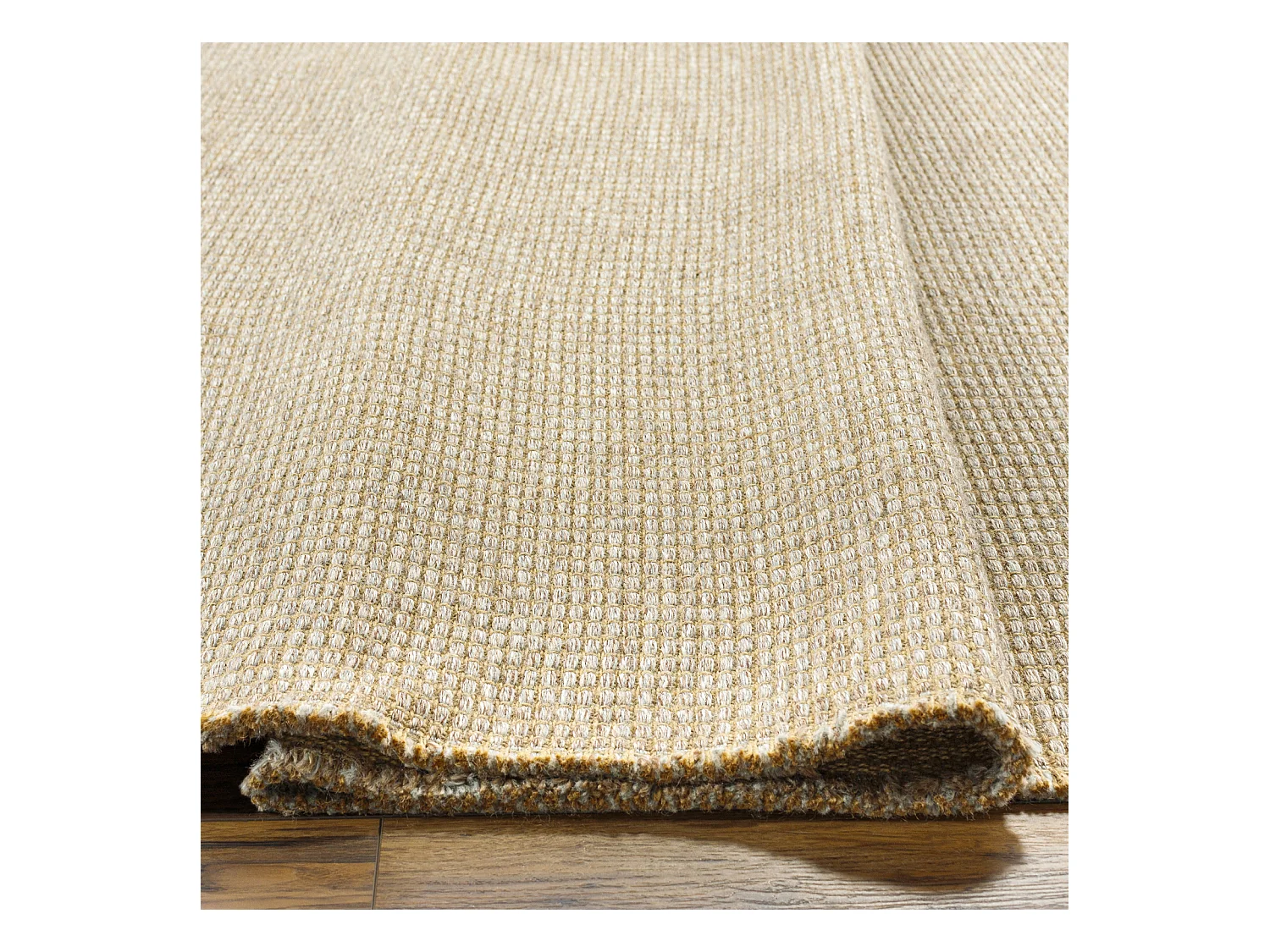 Boho Jute Tapijt - LichtKastanje/LichtBruin/Grijs - 160x213cm - PAVI