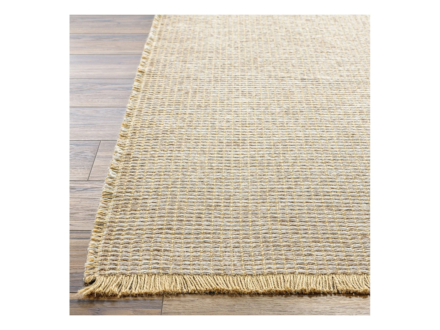 Boho Jute Tapijt - LichtKastanje/LichtBruin/Grijs - 160x213cm - PAVI