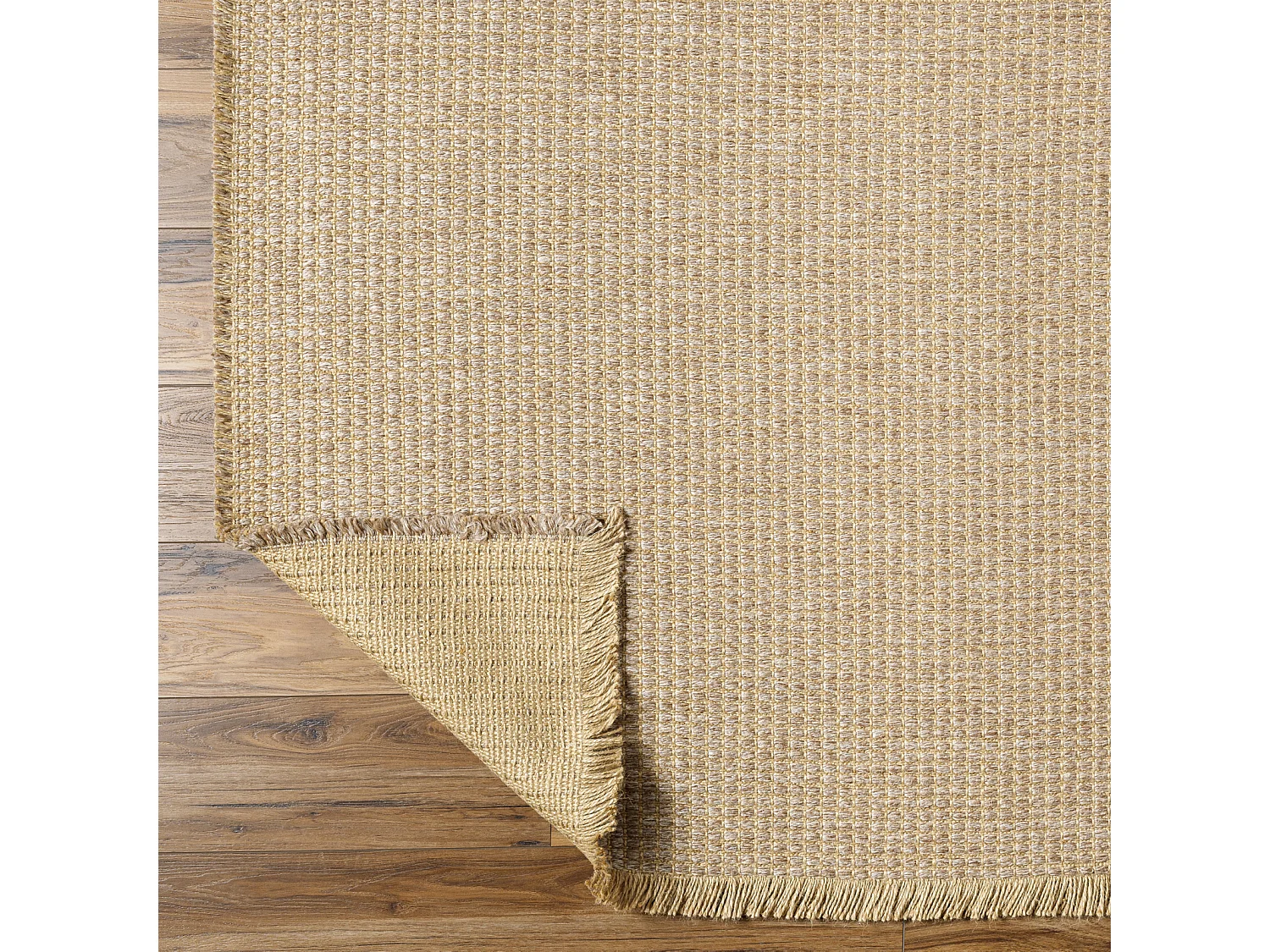 Boho Jute Tapijt - LichtKastanje/LichtBruin - 80x220cm - PAVI