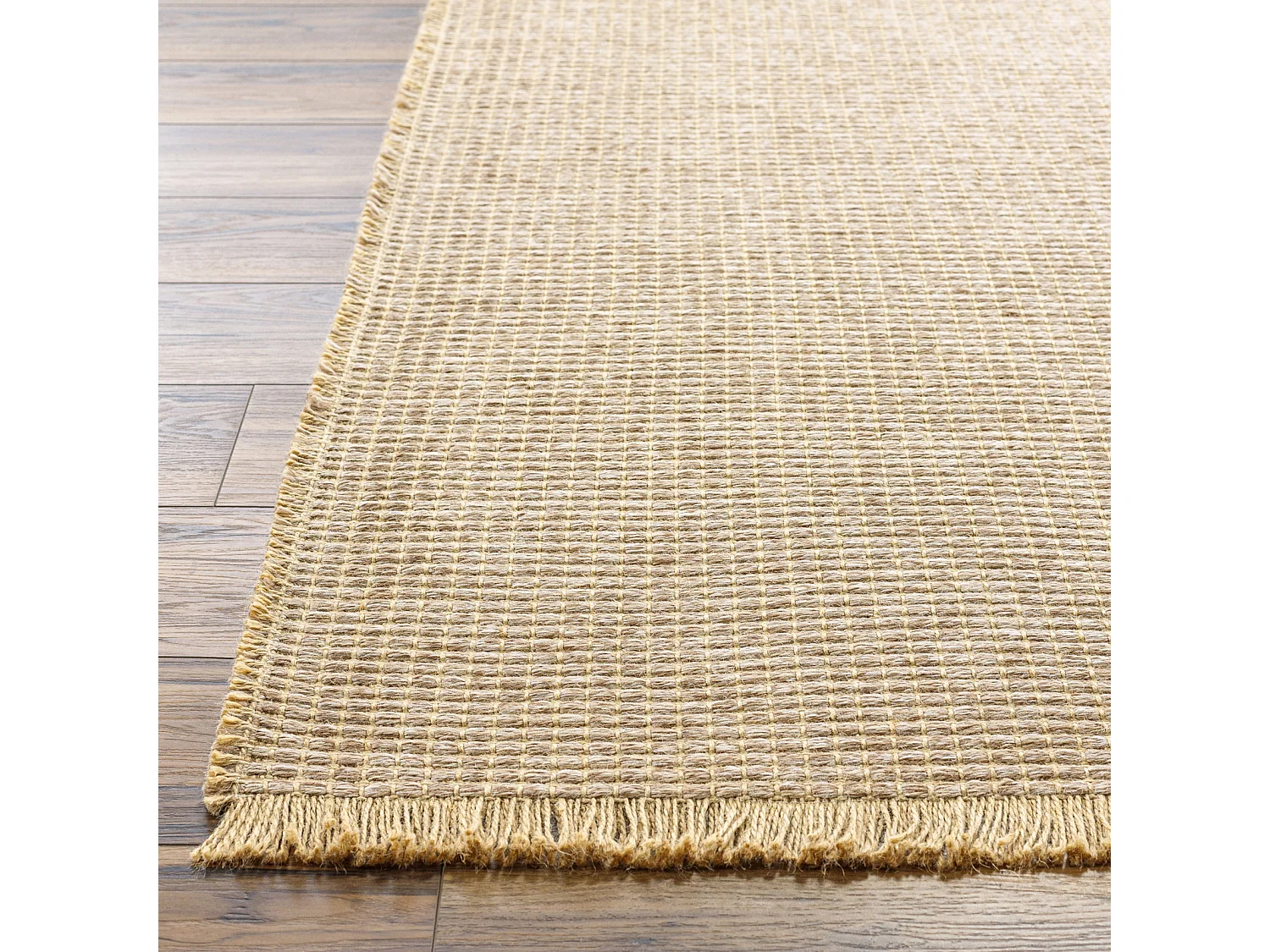 Boho Jute Tapijt - LichtKastanje/LichtBruin - 80x220cm - PAVI