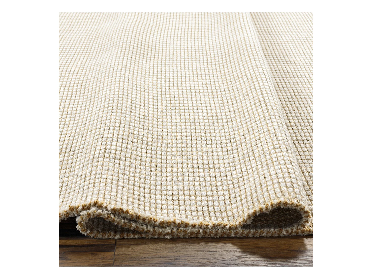Boho Jute Tapijt - LichtKastanje/Taupe - 200x275cm - PAVI