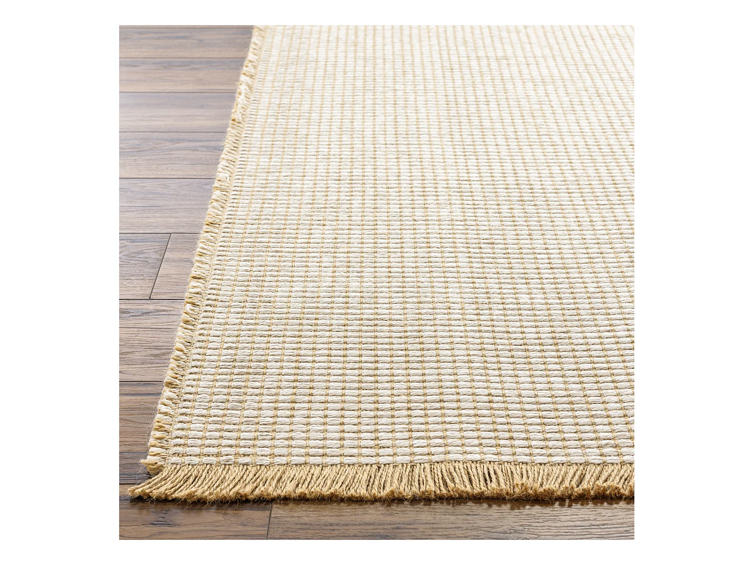 Boho Jute Tapijt - LichtKastanje/Taupe - 200x275cm - PAVI
