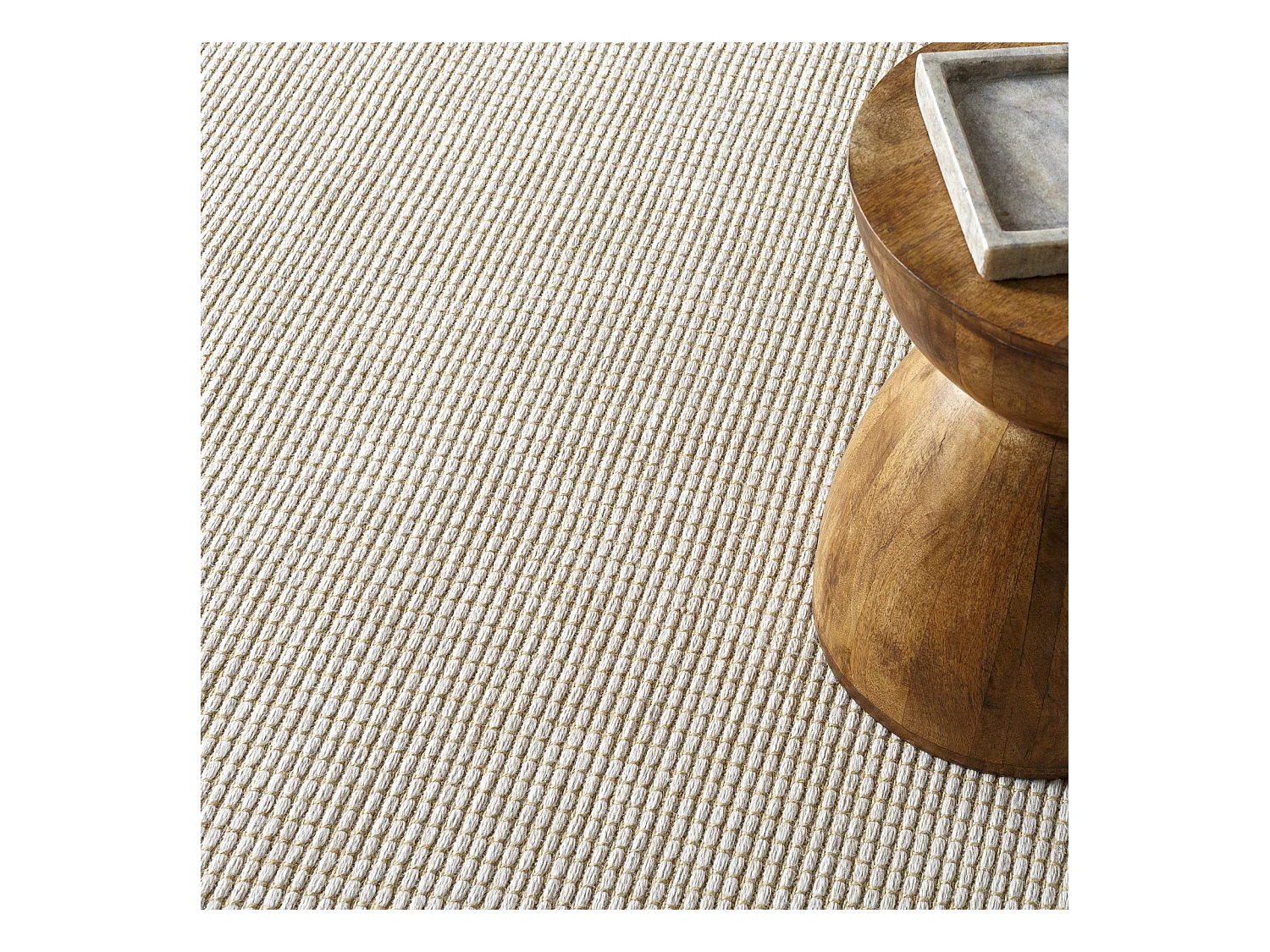 Boho Jute Tapijt - LichtKastanje/Taupe - 200x275cm - PAVI