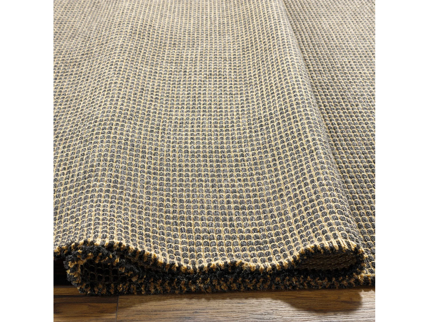 Becki Owens x LivablissTapis de Couloir Bohème en Jute - Marron Clair/Noir - 80x220cm - PAVI