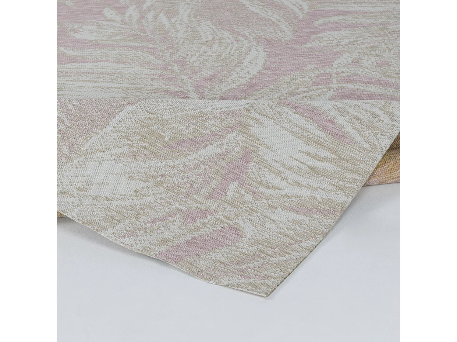 Tapis d'Extérieur/Intérieur Bohème - Beige/Mauve - 200x275cm - MIKKA