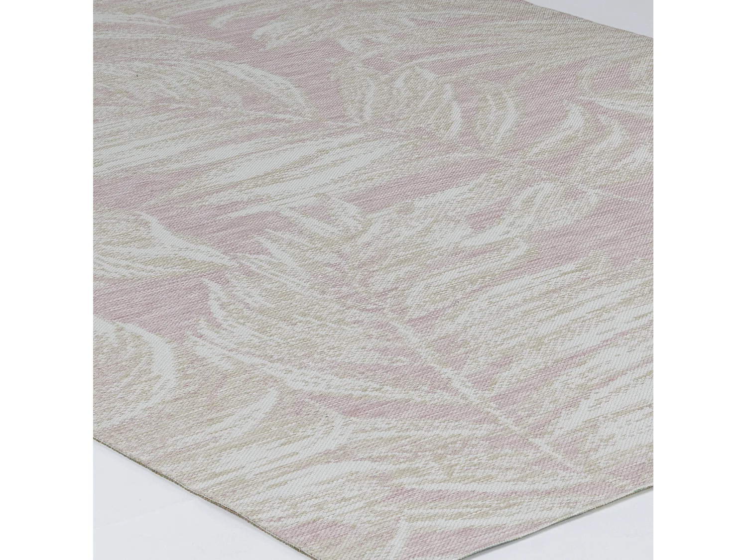 Tapis d'Extérieur/Intérieur Bohème - Beige/Mauve - 200x275cm - MIKKA