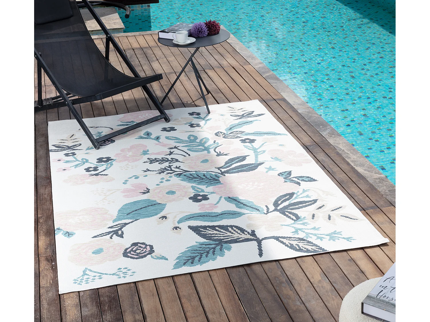 Buitenkleed - Balkon, Terras, Keuken Tapijt - Meerkleurig/LichtBlauw - 200x275cm - SHIFU