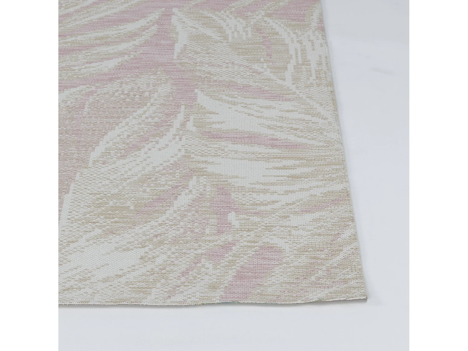 Tapis d'Extérieur/Intérieur Bohème - Beige/Mauve - 160x213cm - MIKKA