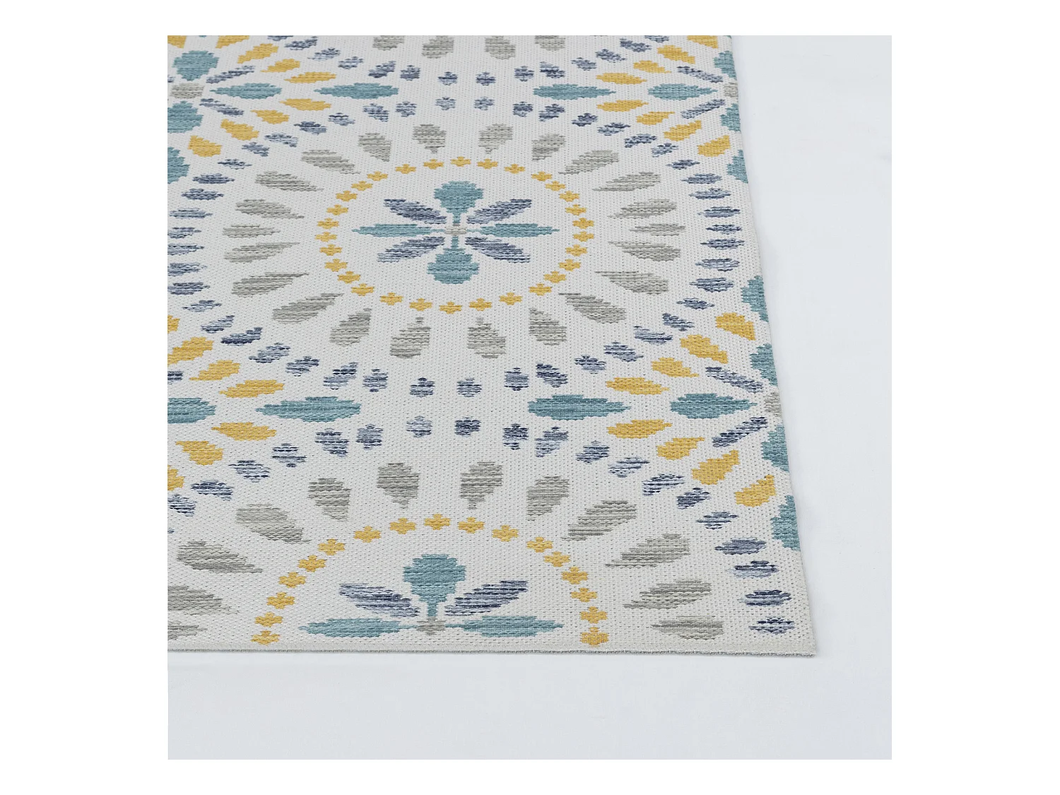 In-/Outdoor Boho-Teppich - Azul/Malve - 200x275cm - DHENA