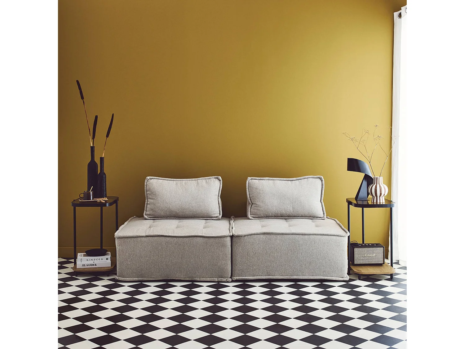 Remates de sofá vintage de metal, tapa de cristal, decoración madera,