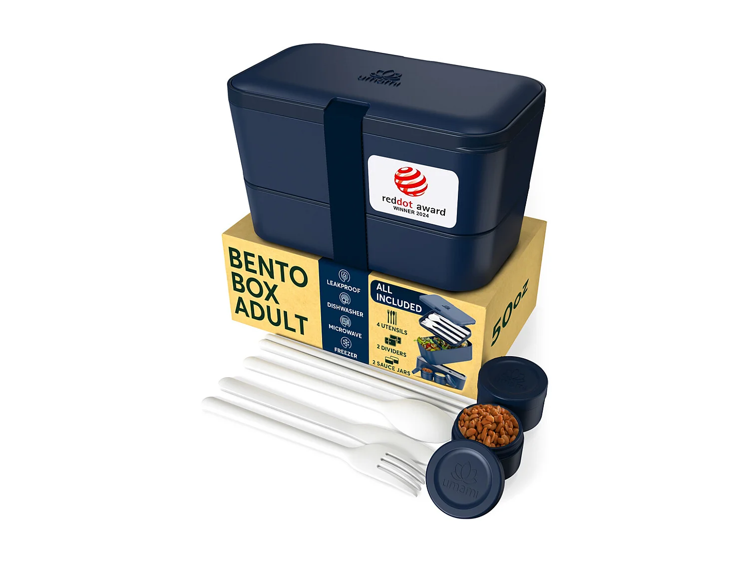 Bento Encastrable  1,5 l bleu minuit