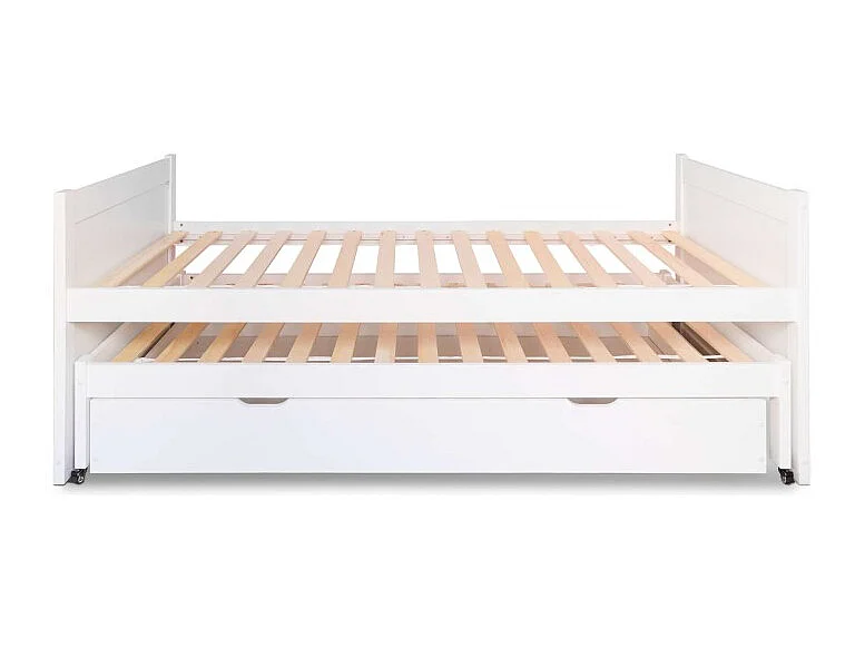 Bett Holz weiß 90x200cm