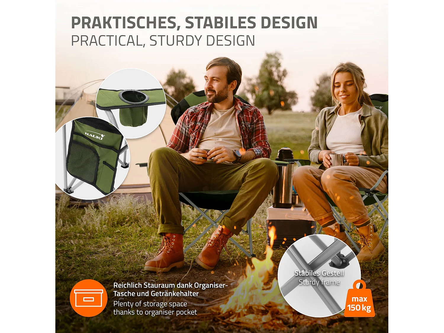 Set di mobili da campeggio Tavolo da campeggio in alluminio Sedia da campeggio pieghevole Tavolo con rotelle Sedia da giardino