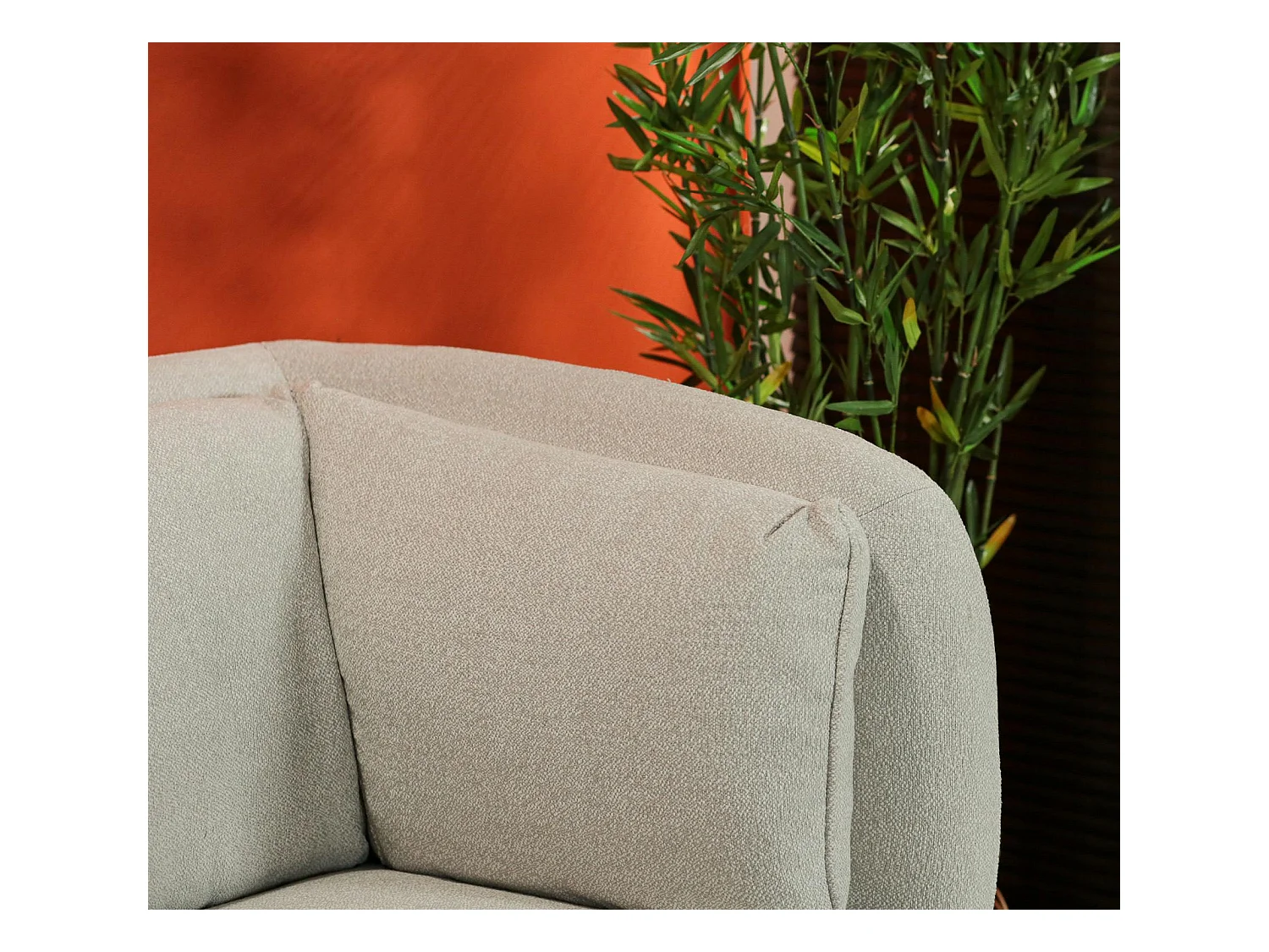 Canapé gris perle en tissu GOTEBORG