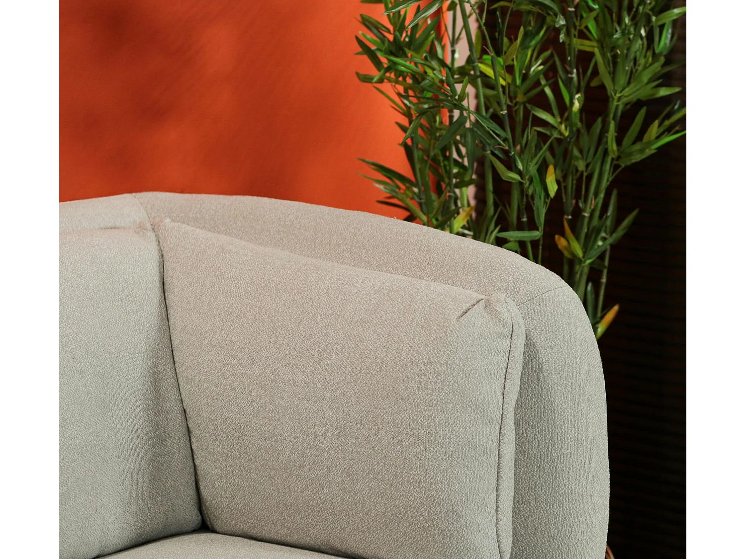 Canapé gris perle en tissu GOTEBORG