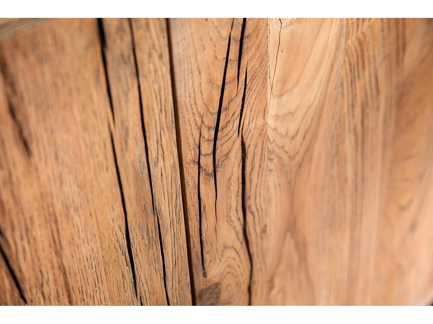 Table à manger moderne chêne acier 240 cm RIVERSIDE