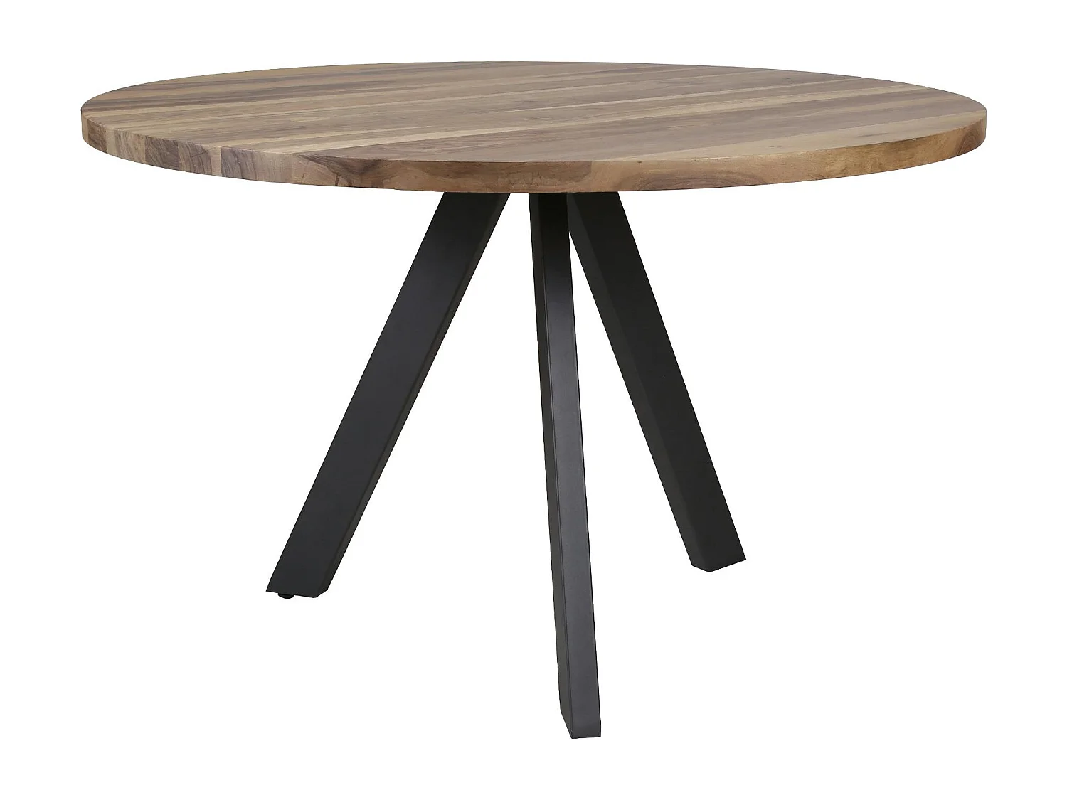 Table à manger ronde en bois D 120 cm HALIFAX