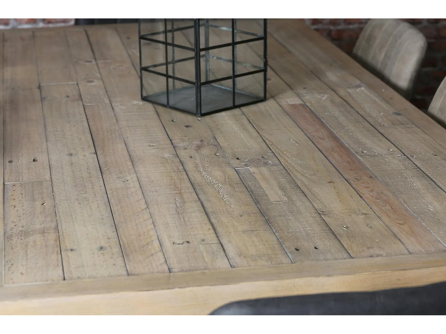 Table de salle à manger en bois recyclé 180 cm AUCKLAND