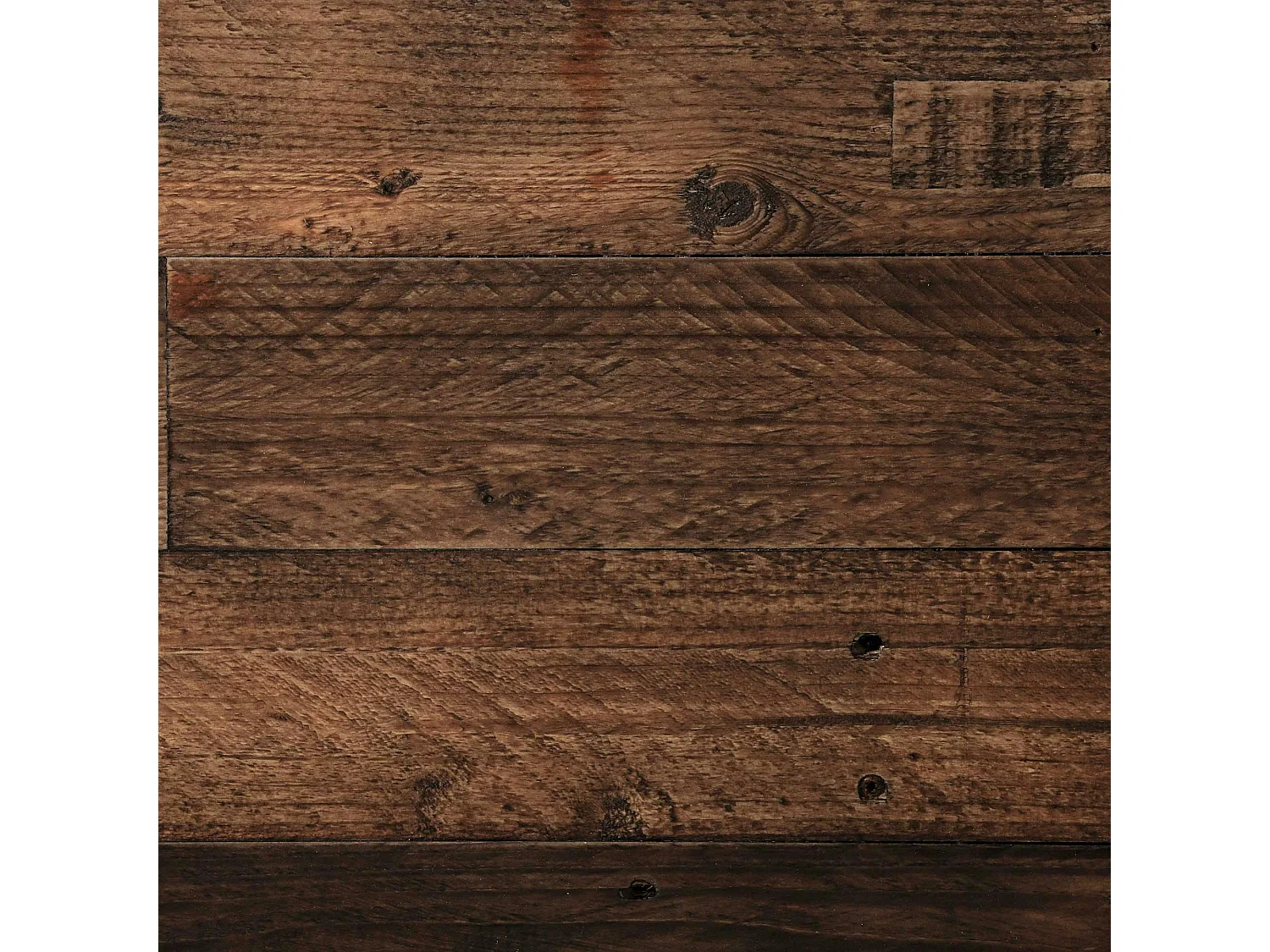 Table à manger rectangulaire bois recyclé piètement effet laiton vieilli 180 cm ADÉLAÏDE