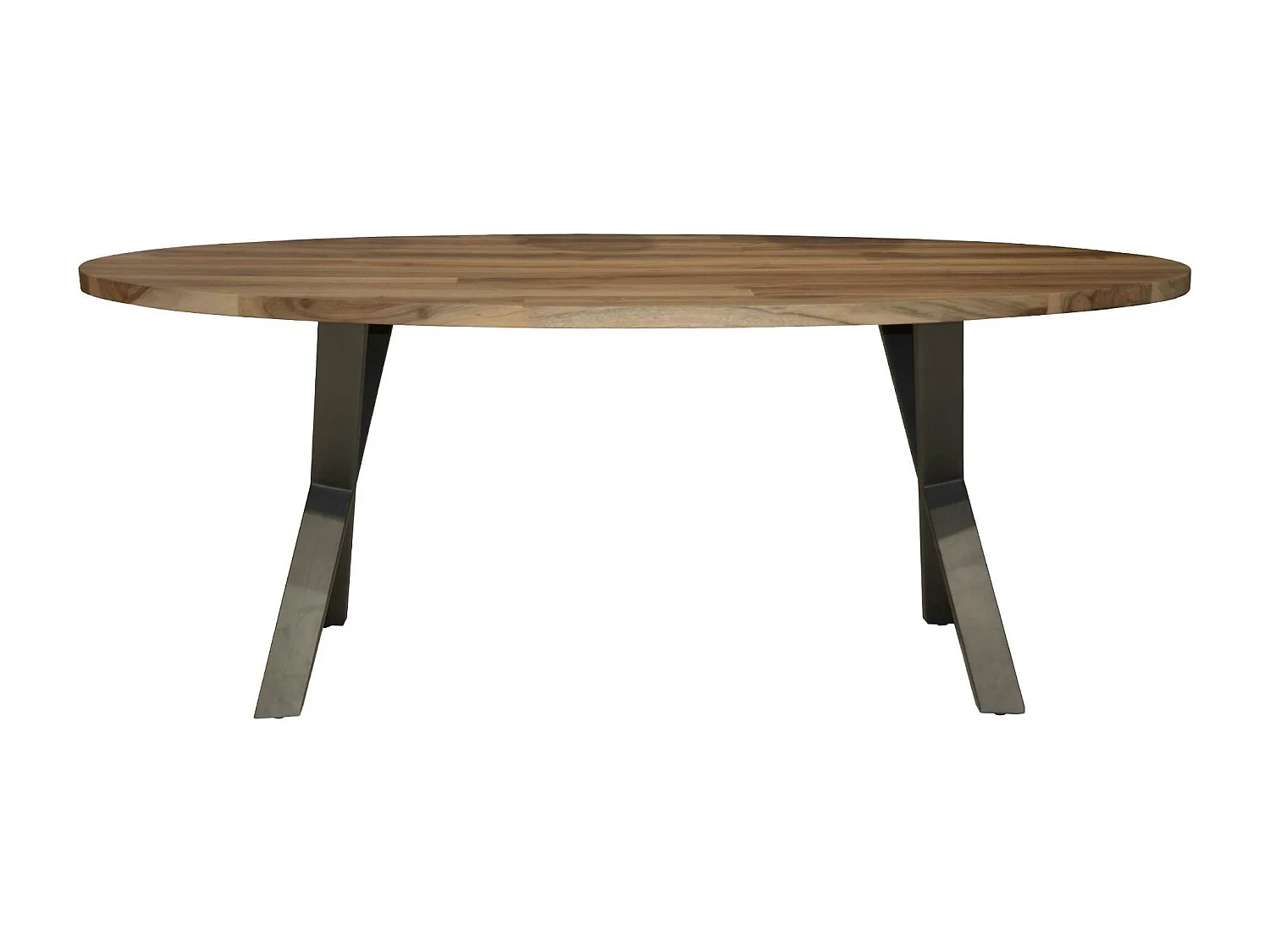 Table à manger bois forme ovale 200 cm HALIFAX