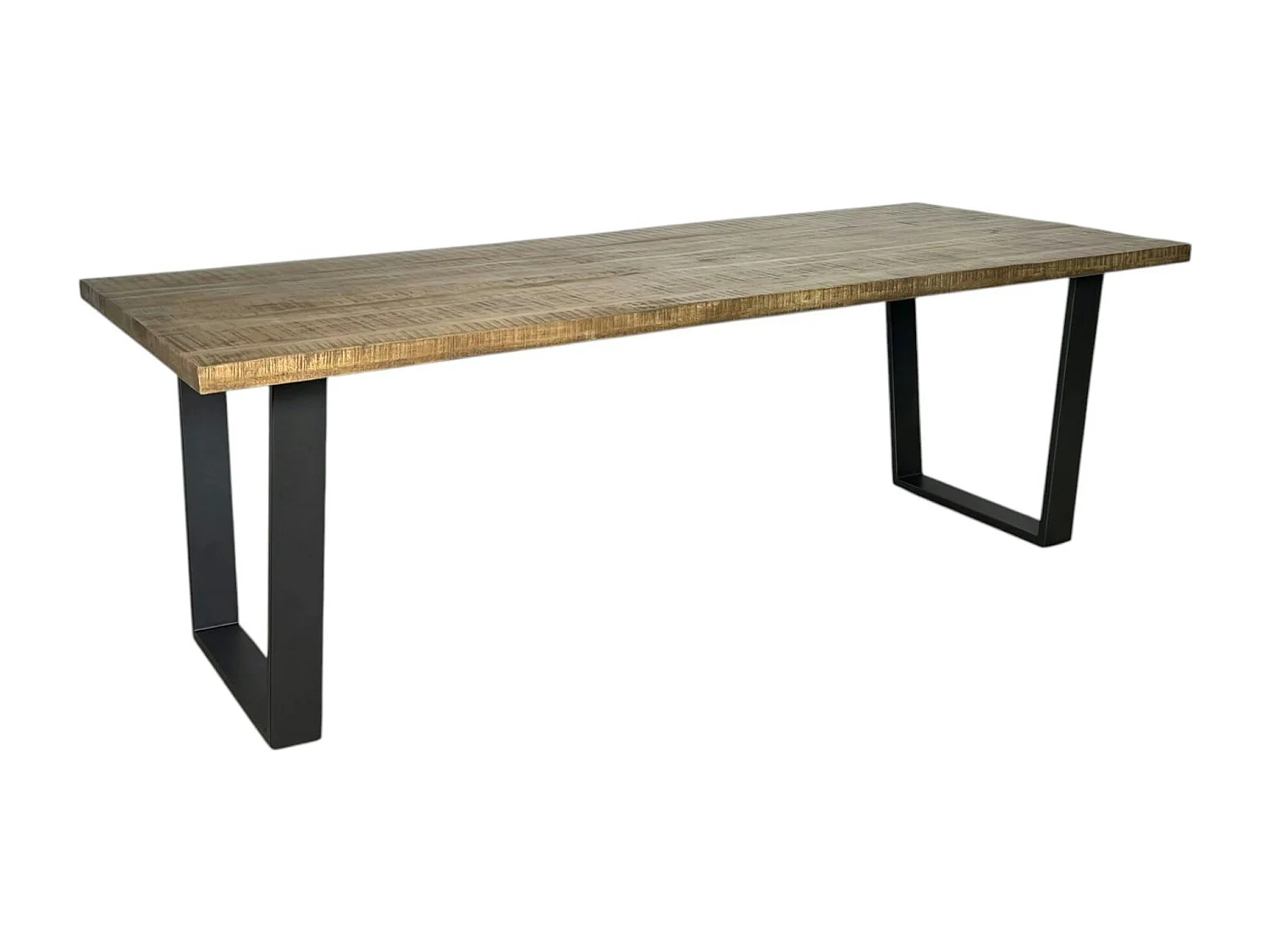 Table à manger contemporaine bois métal 230 cm LUCKNOW