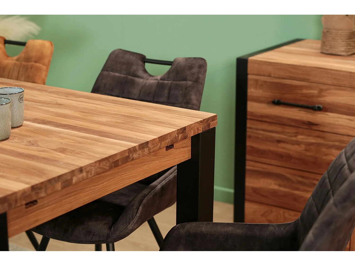 Table à manger en chêne huilé 150 cm FERSCOTT 2