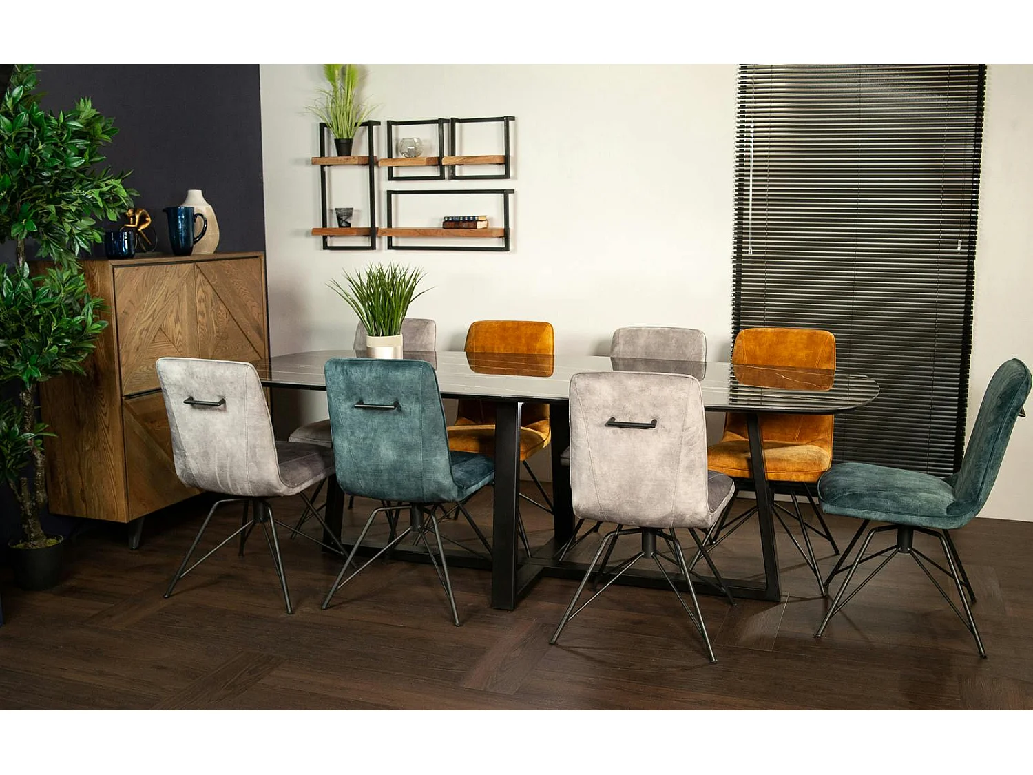 Table en céramique noire 240 cm FLORENCE